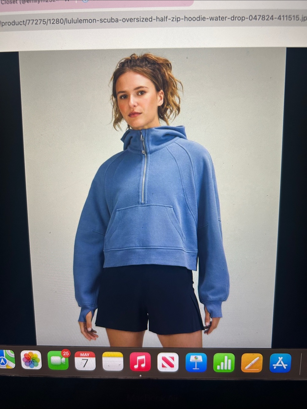 Women’s Lululemon scuba quarterzip hoodie - Picture 5 of 5